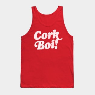 Cork Boi / Retro Style Typography Apparel Tank Top